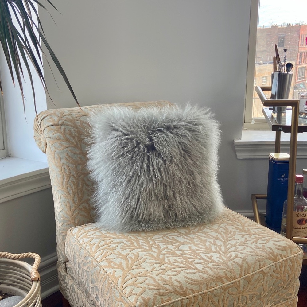 Mongolian Lamb Pillow Cover